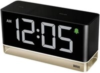 Braun Wecker Braun 67128 Wecker Schwarz Gro&szlig;es Display