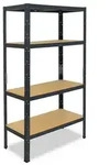 shelfplaza Schwerlastregal HOME, 180x80x50cm anthrazit, 4 B&ouml;den, Kellerregal,