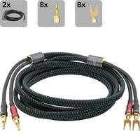 OEHLBACH Transform Dual-Plug Exzellent Lautsprecherkabel Set Banana/Kabelschuh