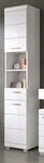 Inn.Furn Hochschrank Shawn (Badschrank in wei&szlig; Hochglanz, 2-t&uuml;rig, 37 x 191...