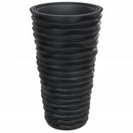 vidaXL Blumentopf Pflanzk&uuml;bel mit herausnehmbaren Einsatz Anthrazit 8/22 L PP...