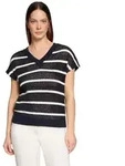 Betty Barclay Strickpullover Damen mit Streifen (1-tlg) blau 36 EU