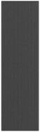 vidaXL Fu&szlig;matte Fu&szlig;matte Streifen Schwarz und Grau 115x400 cm, Rechteckig