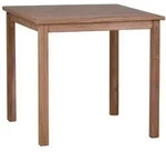 MiaM&ouml;bel Gartentisch, aus massivem Teakholz Honig braun 80 cm x 75 cm x 80 cm