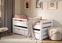 Kids Collective Jugendbett Einzelbett Kinderbett 90x200 cm, Lattenrost,