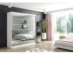 ALTDECOR Schiebet&uuml;renschrank FLORA (Kleiderschrank Garderobenschrank mit viel