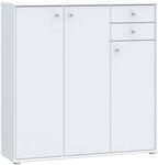 FORTE Kommode Tempra, Kommode, 3 T&uuml;ren, 2 Schubk&auml;sten, viel Stauraum, Breite...