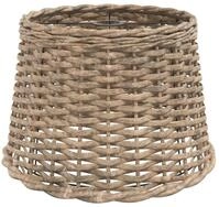 vidaXL Lampenschirm Lampenschirm Braun &Oslash;40x26 cm Korbweide
