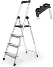 Sekey Stehleiter 4-5 Stufen Haushaltsleiter Aluminium Trittleiter Klappbar