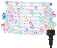 vidaXL LED-Lichterschlauch Lichtschlauch 240 LEDs Mehrfarbig 10 m PVC