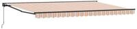 vidaXL Markise Markisenrahmen Blau und Orange 500 x 300 cm (1-St)
