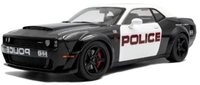 Solido Modellauto Dodge Challenger SRT Demon Highway Police 2023 schwarz wei&szlig;,