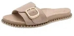 Tamaris WIDE FIT MultiAdjustable, comfortFit aus Leder Pantolette MultiAdjustable
