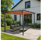 MCW Pergola MCW-N93-3x4, BxTxH: 400x300x240 cm, Stabiles Gestell, Inklusive