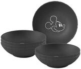 Villeroy & Boch Schale Manufacture Rock - Mickey Mouse Dessertschalen, Porzellan, (6x