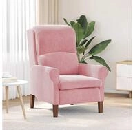 vidaXL Sessel, Sessel Rosa 76 x 94 x 102 cm Samt