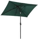 Sekey Sonnenschirm 210 x 140 cm Aluminum Sonnenschirm Rechteckig Marktschirm mit