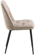 ACTONA GROUP Esszimmerstuhl 2er Set Brooke Esszimmerstuhl Boucl&eacute; beige.