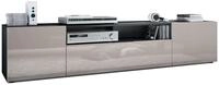 Vladon Lowboard Mogan (TV-Kommode, mit 2 T&uuml;ren, 1 Klappe und 1 offenes Fach),