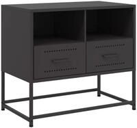 vidaXL TV-Schrank TV-Schrank Schwarz 68x39x60,5 cm Stahl (1-St)