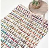 Homescapes Teppich Bunter handgewebter Chindi-Teppich aus Baumwolle, 90 x 150...