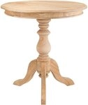 CLP Beistelltisch Wiva (1er), runder Tisch aus Mindiholz, 70 cm Durchmesser