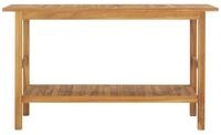 vidaXL Waschbeckenunterschrank Waschtisch Massivholz Teak 132x45x75cm