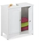 relaxdays Waschbeckenunterschrank mit T&uuml;re