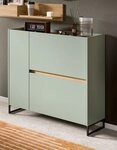 xonox.home Garderobenschrank Schuhkommode Drive, Salbei / Artisan Oak...
