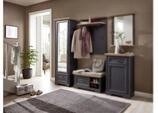 Innostyle Garderobenschrank Garderobenschrank Jasmin Flurm&ouml;bel graphit und...