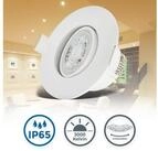 B.K.Licht LED Einbauleuchte 6er Set Bad Einbaustrahler, IP65, Schwenkbare
