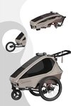 Qeridoo Fahrradkinderanh&auml;nger Kidgoo 1 Pro Gen 2 - Kinderfahrradanh&auml;nger f&uuml;r...