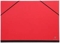 CLAIREFONTAINE Organisationsmappe Clairefontaine Zeichenmappe 52x72cm Rot