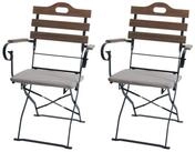 MCW Gartenstuhl MCW-J40-SP (2er), Platzsparende Lagerung m&ouml;glich