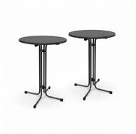 Beautissu Stehtisch Outdoor Stehtisch Bellini, klappbar, 2er Set, &Oslash;70cm,...