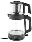 Mulex Wasser-/Teekocher Tee Express 2-in-1 aus Glas - 1L + 2L - Grau