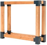 WESTMANN Kaminholzregal Michel L, BxTxH:138x40x120 cm