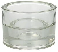 GALA-Kerzen GmbH Teelicht 6x Kerzenhalter Glas &Oslash; 8,2 cm 5,7 cm klar 2in1...