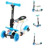Lorelli Cityroller Kinderroller Smart 2 in 1, Smart PU R&auml;der leuchten klappbar