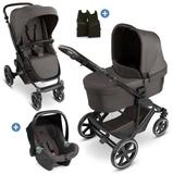 ABC Design Kombi-Kinderwagen Sierra - Nut, 3in1 Kinderwagen Buggy Set mit...