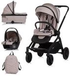 Chipolino Kombi-Kinderwagen Kombikinderwagen Magnum 3 in 1, Babywanne Sportsitz