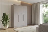 ALTDECOR Dreht&uuml;renschrank PERE (Kleiderschrank Garderobenschrank mit viel...