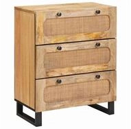 vidaXL Sideboard, Sideboard Braun 60 x 33 x 75 cm Massivholz Mango