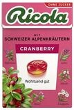 RICOLA S&uuml;&szlig;igkeit, Ricola Cranberry ohne Zucker mit Schweizer Alpenkr&auml;utern B&ouml;xli