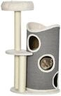 PawHut Kratzbaum mit Katzenbett u. Kratztonne f&uuml;r Katzen, BxTxH: 60x44,5x109...