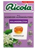 RICOLA S&uuml;&szlig;igkeit, Ricola Holunderbl&uuml;ten ohne Zucker Schweizer Kr&auml;uter im B&ouml;xli