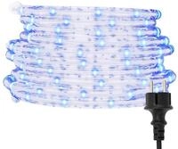vidaXL LED-Lichterschlauch Lichtschlauch 240 LEDs Kaltwei&szlig; 10 m PVC