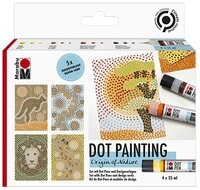 Marabu Marker Marabu Dot Painting Set Origin of Nature 4x25ml