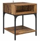 vidaXL Nachttisch Nachttisch Altholz 40 x 40 x 50 cm Holzwerkstoff (1-St)