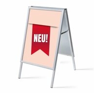 Showdown Displays Standregal -DIN A1 - Komplett-Set - Neu Deutsch - Rot/Schwarz,